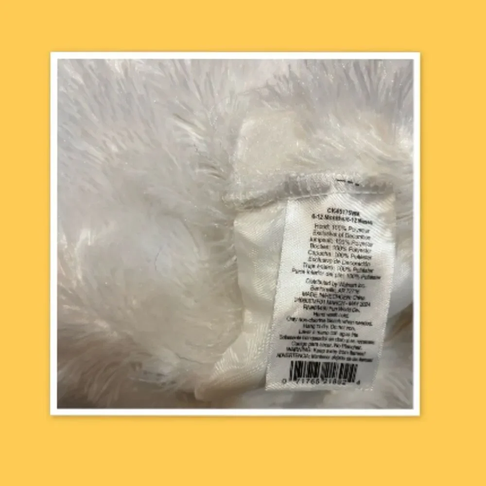 Plush Baby Rooster Chicken Costume ~ Size 6-12 Mo.
